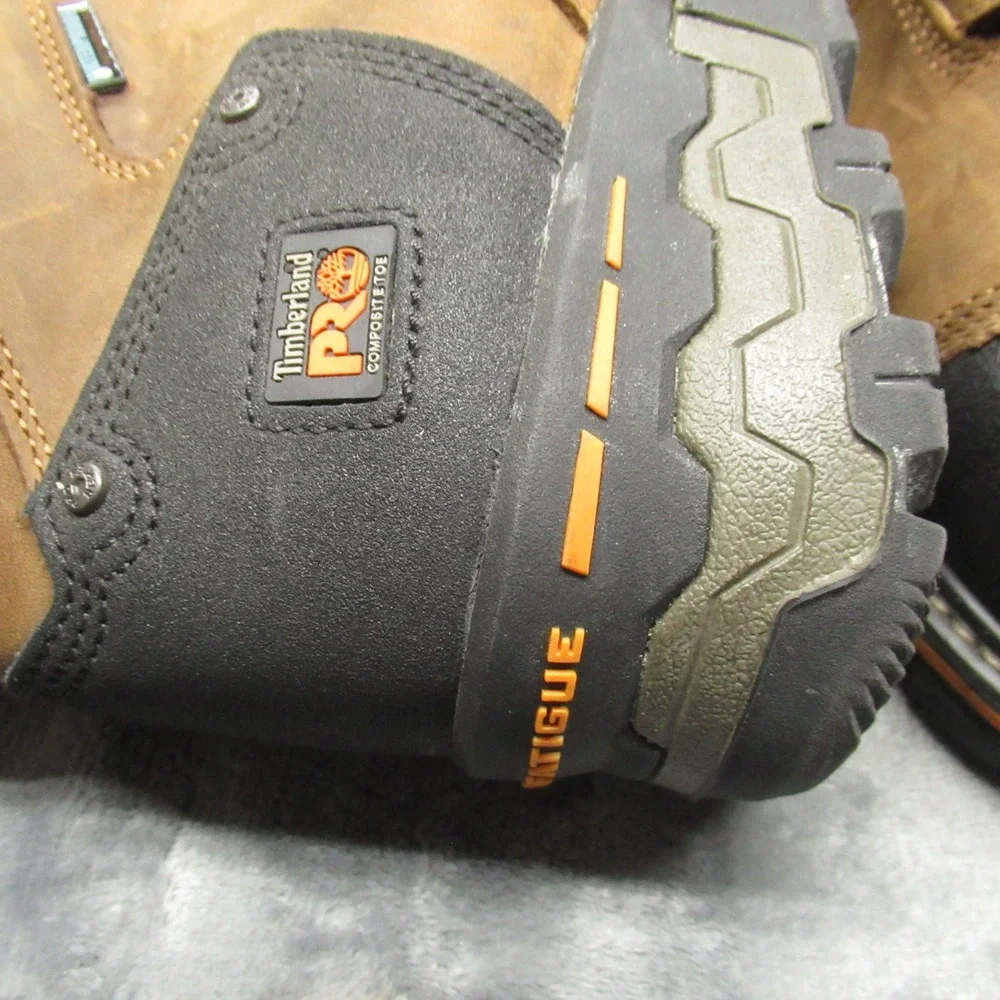 Timberland PRO Work Boots Men 15 Wide Brwn‎ Waterproof Composite Toe Boondock 6